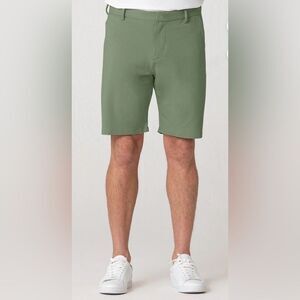 NWTs Swet Tailor EveryDay Chino Short 8 inch Golf Work Stretch Sage Green Sz 40